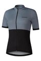 SHIMANO dres kratkih rukava - ELEMENT - siva/crna