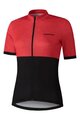 SHIMANO dres kratkih rukava - ELEMENT - crvena/crna