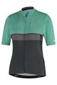 SHIMANO dres kratkih rukava - SUMIRE - zelena/siva