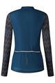 SHIMANO dres dugih rukava zimski - KAEDE PRINTED LONG - plava