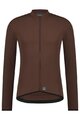 SHIMANO dres dugih rukava ljetni - VERTEX THERMAL LONG - smeđa