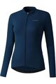 SHIMANO dres dugih rukava zimski - KAEDE THERMAL LONG - plava