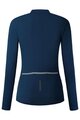 SHIMANO dres dugih rukava zimski - KAEDE THERMAL LONG - plava