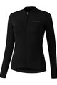 SHIMANO dres dugih rukava zimski - KAEDE THERMAL LONG - crna