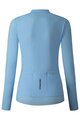 SHIMANO dres dugih rukava zimski - ELEMENT LONG - svjetloplava
