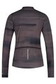 SHIMANO dres dugih rukava zimski - KAEDE PRINTED LONG - ljubičasta/siva