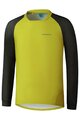 SHIMANO dres dugih rukava ljetni - MYOKO LONG WARM - žuta/crna