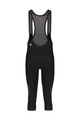 SHIMANO hlače 3/4 s tregerima - VERTEX KNICKERS 3/4 - crna