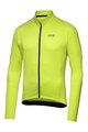 GORE dres dugih rukava zimski - C3 THERMO - žuta