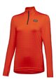 GORE majica dugih rukava - EVERYDAY THERMO 1/4-ZIP WMN - narančasta