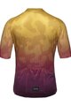 GORE dres kratkih rukava - RAIN CAMO - žuta/ljubičasta