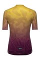 GORE dres kratkih rukava - RAIN CAMO WMN - žuta/ljubičasta
