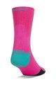 GIRO čarape klasične - HRC TEAM - ružičasta/svjetloplava