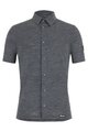 SANTINI košulja - GRAVEL SUMMER WOOL - siva