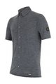 SANTINI košulja - GRAVEL SUMMER WOOL - siva