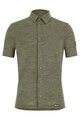 SANTINI košulja - GRAVEL SUMMER WOOL - zelena