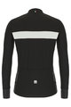 SANTINI dres dugih rukava zimski - ADAPT WOOL - bijela/crna