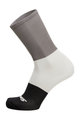 SANTINI čarape klasične - BENGAL  - bijela/siva/crna