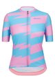 SANTINI dres kratkih rukava - FURIA SMART - ružičasta/tirkizna