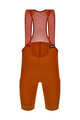SANTINI kratke hlače s tregerima - RTR - narančasta/smeđa