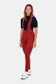 SANTINI duge hlače s tregerima - RTR - crvena