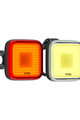 KNOG set svjetala - BLINDER TWINPACK - žuta/crvena