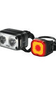 KNOG set svjetala - BLINDER ROAD 400 & MINI REAR - crna