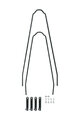 SKS rezervni dio - U-STAY KIT EDGE Al 46 - crna