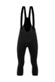 SANTINI hlače 3/4 s tregerima - KICK OFF - crna