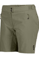 SCOTT kratke hlače bez tregera - ENDURANCE LS/FIT W/PAD W - zelena