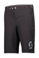 SCOTT kratke hlače bez tregera - TRAIL 10 LS/FIT W/PAD JR - crna