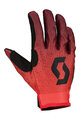 SCOTT rukavice s dugim prstima - 350 DIRT EVO JUNIOR - crvena/crna