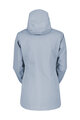 SCOTT vodootporna jakna - TECH COAT 3L W - svjetloplava