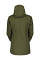 SCOTT vodootporna jakna - TECH COAT 3L W - zelena