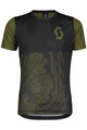 SCOTT dres kratkih rukava - TRAIL VERTIC 10 SS JR - crna/zelena