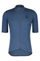 SCOTT dres kratkih rukava - GRAVEL MERINO - plava