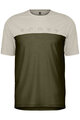 SCOTT majica kratkih rukava - DEFINED MERINO SS - bjelokosna/zelena