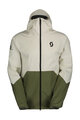 SCOTT vodootporna jakna - EXPLORAIR LIGHT DRYO 2.5L - bijela/zelena