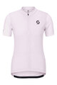 SCOTT dres kratkih rukava - ENDURANCE W - ružičasta/bijela