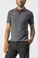 CASTELLI majica kratkih rukava - RACE DAY POLO - siva
