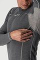 CASTELLI majica dugih rukava - FLANDERS WARM - siva