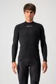 CASTELLI majica dugih rukava - FLANDERS WARM - crna