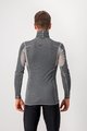 CASTELLI majica dugih rukava - FLANDERS WARM NECK - siva