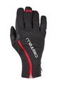 CASTELLI rukavice s dugim prstima - SPETTACOLO ROS - crna/crvena