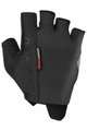 CASTELLI rukavice s kratkim prstima - ROSSO CORSA ESPRESSO - crna