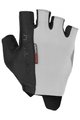 CASTELLI rukavice s kratkim prstima - ROSSO CORSA ESPRESSO - siva