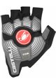 CASTELLI rukavice s kratkim prstima - ROSSO CORSA ESPRESSO - siva