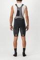 CASTELLI kratke hlače s tregerima - SUPERLEGGERA - crna