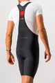CASTELLI kratke hlače s tregerima - NANO FLEX PRO RACE - crna