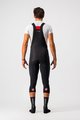 CASTELLI hlače 3/4 s tregerima - SORPASSO ROS - crna